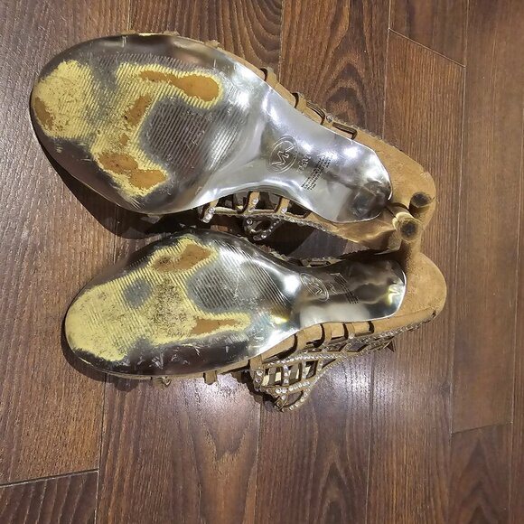 Suede booties with rhinestones by Michael Kors (Yvonne Booties) - Picture 6 of 8